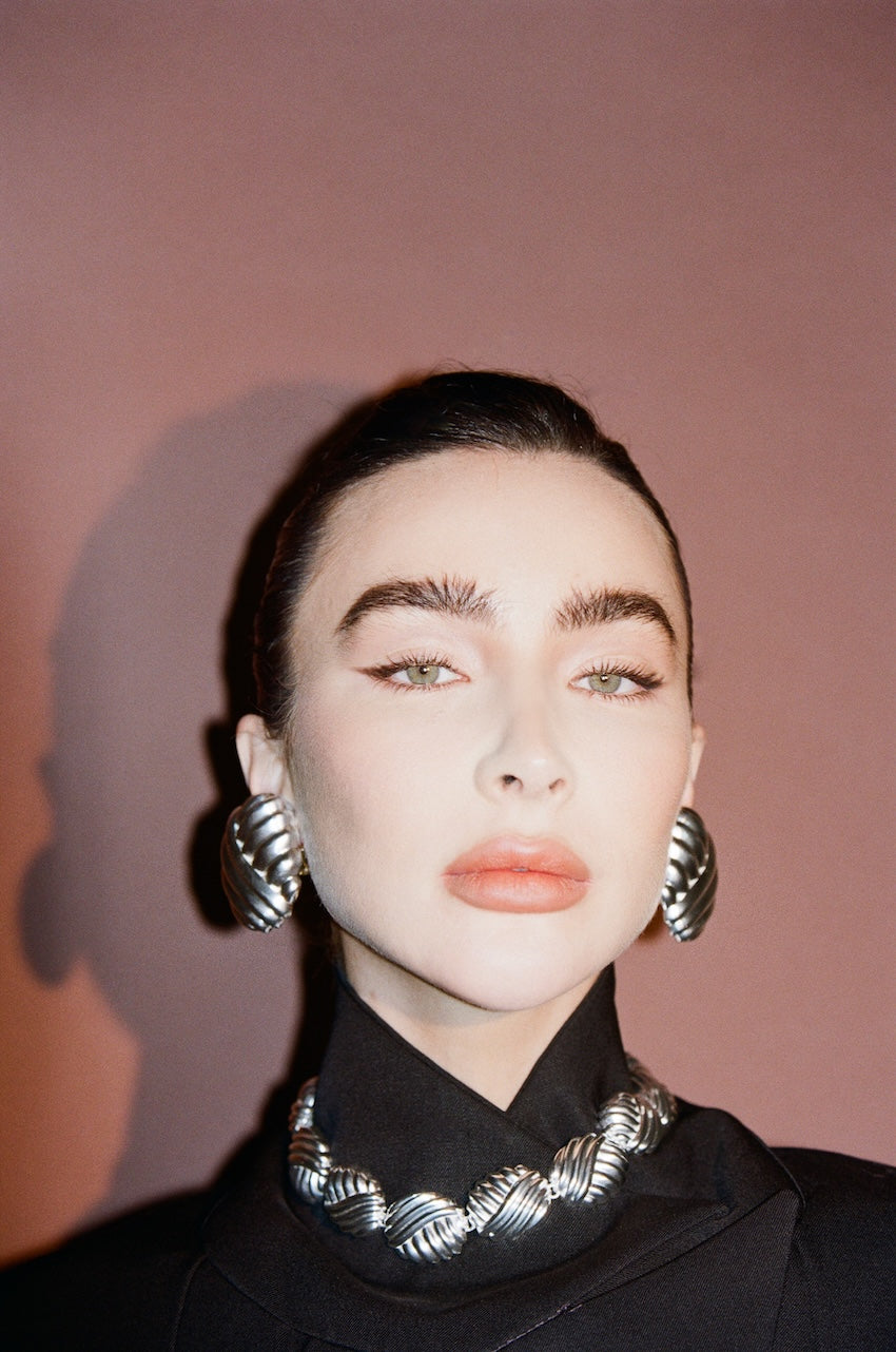 IXV5 Large Earring Silver