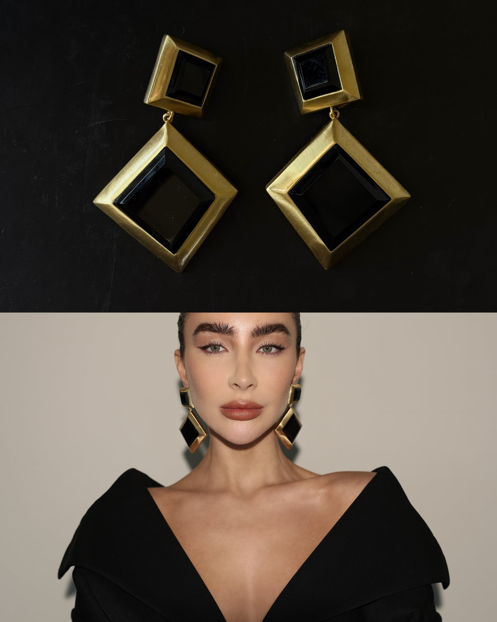 IXV13 Earring Black Onyx