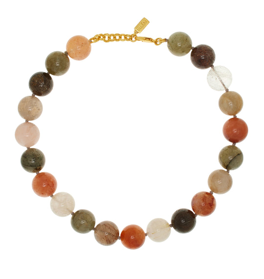 IXV4 Necklace Rutile Quartz