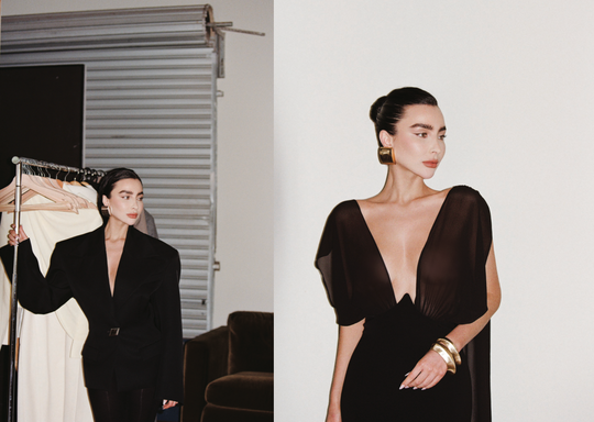 IXV10 Large Earring Gold