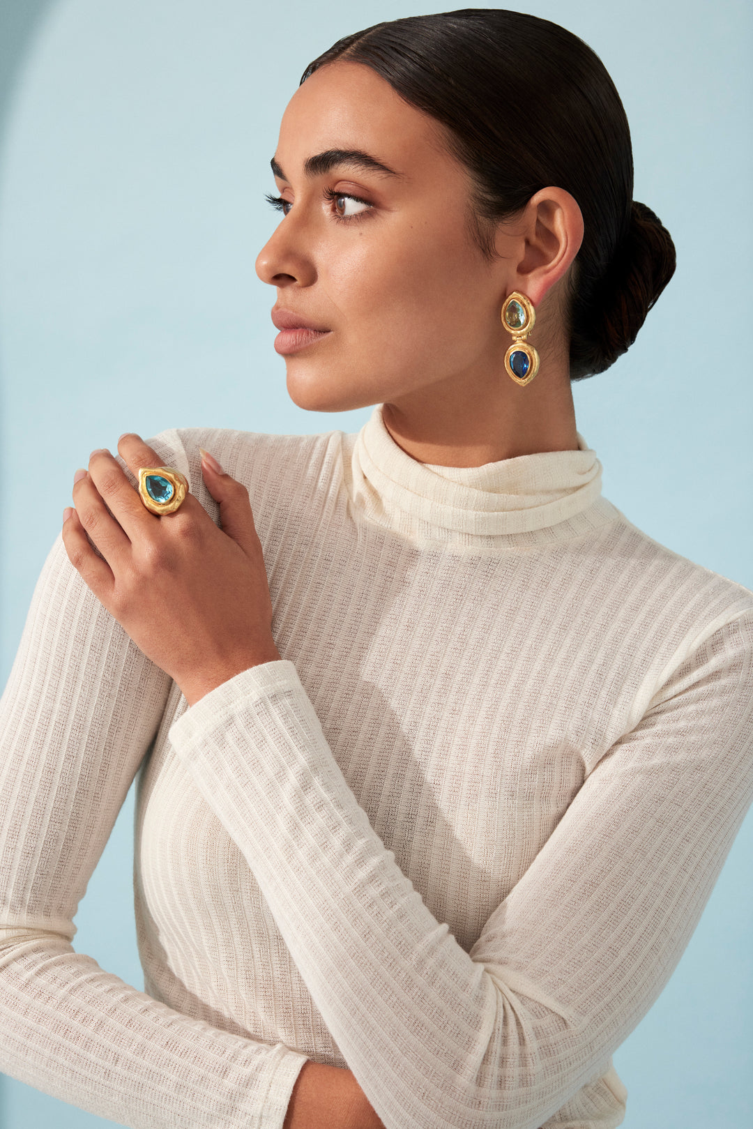 Paulina Ring Blue Quartz