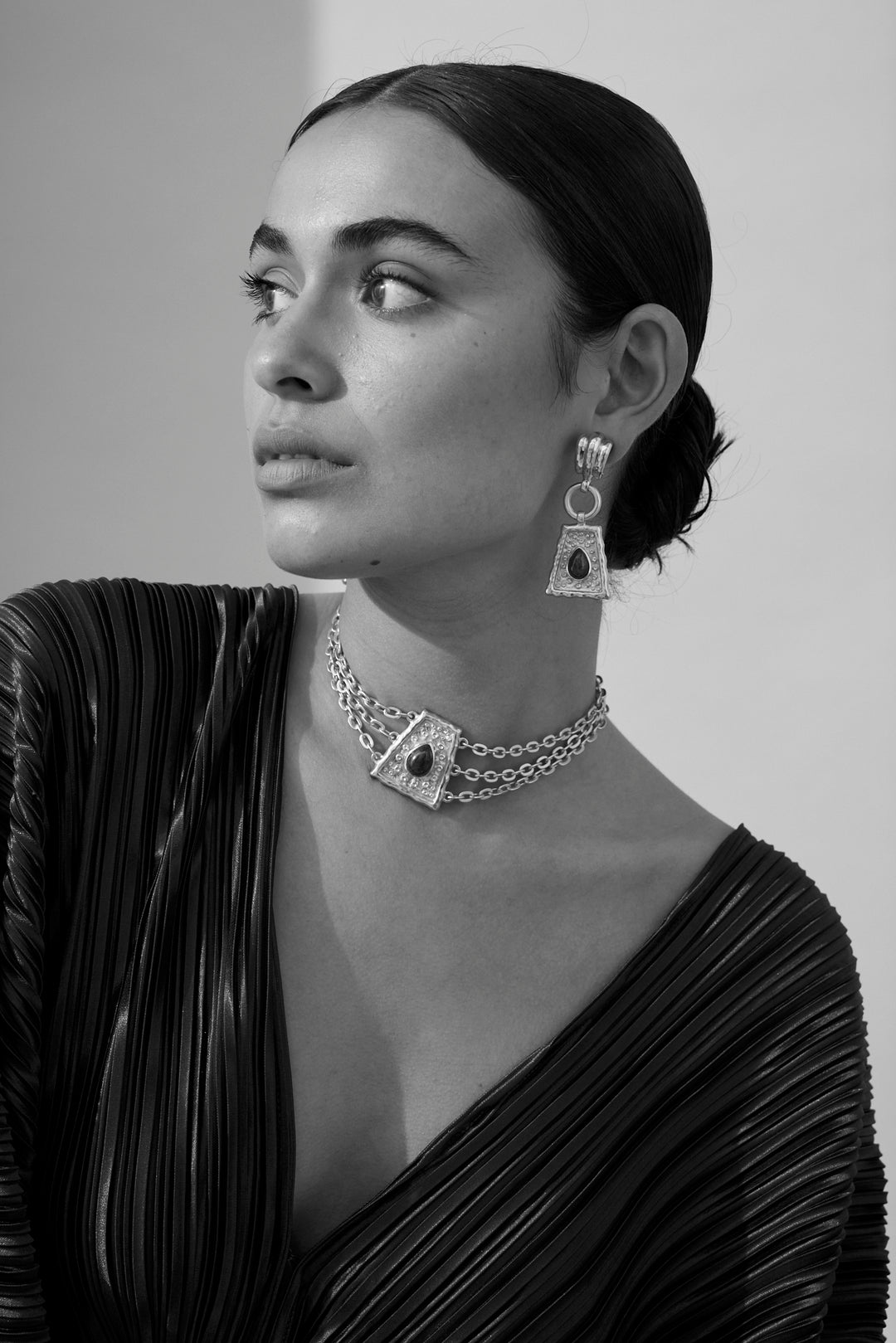 Mayan Earrings Citrine Quartz