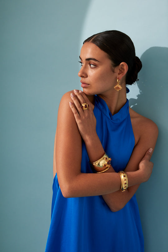 Laia Earrings Citrine Quartz