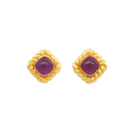 Antonia Earrings Amethyst Quartz