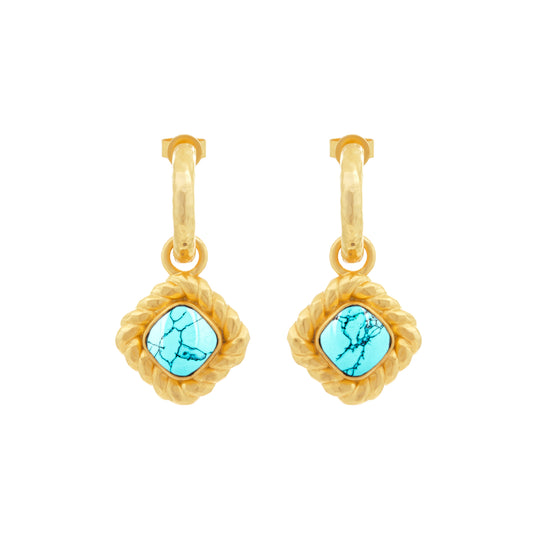 Pia Earrings Turquoise