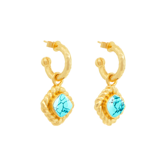 Pia Earrings Turquoise