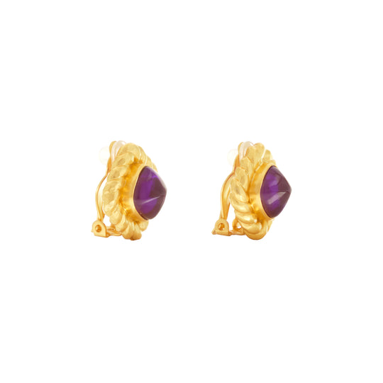 Antonia Earrings Amethyst Quartz