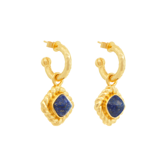Pia Earrings Lapis