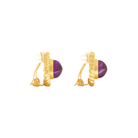 Antonia Earrings Amethyst Quartz