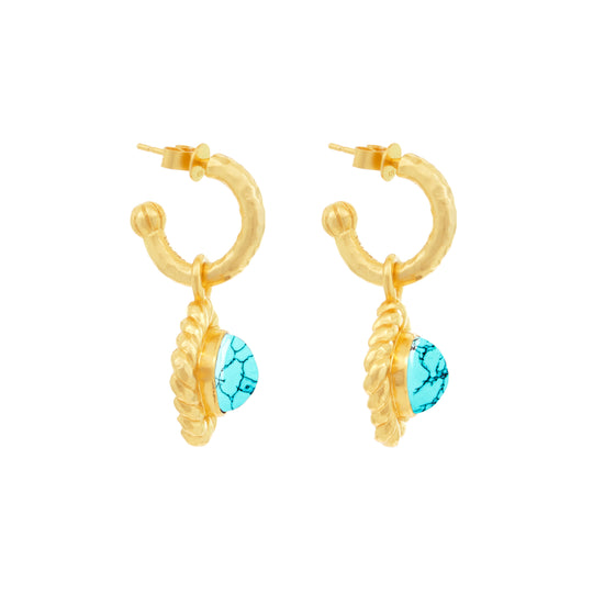 Pia Earrings Turquoise