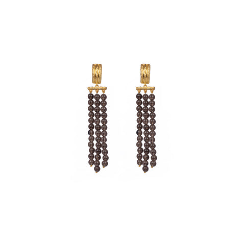 Midori Earrings Smoky Quartz