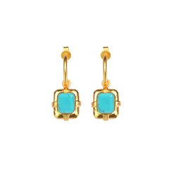 Julie Earrings Turquoise