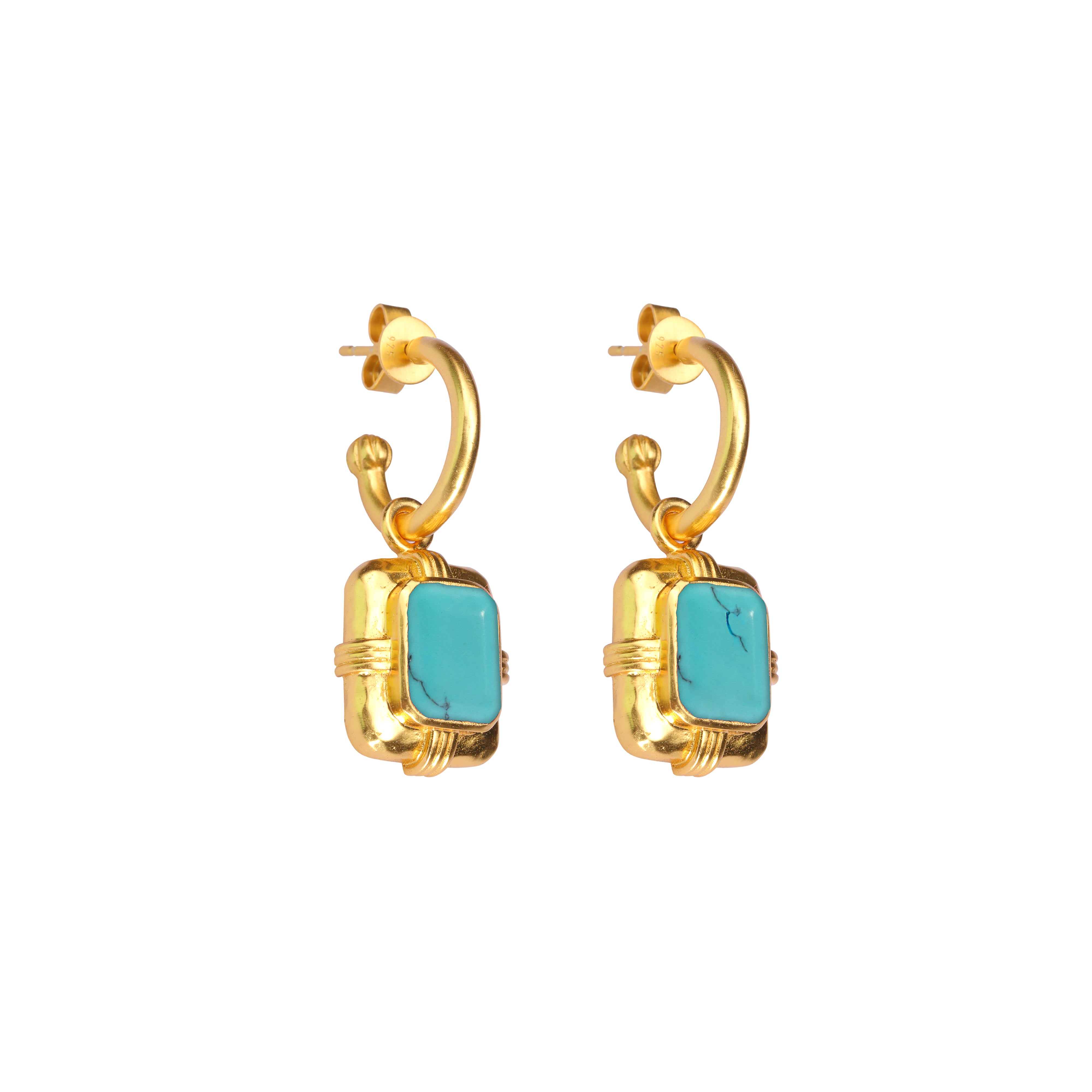Julie Earrings Turquoise