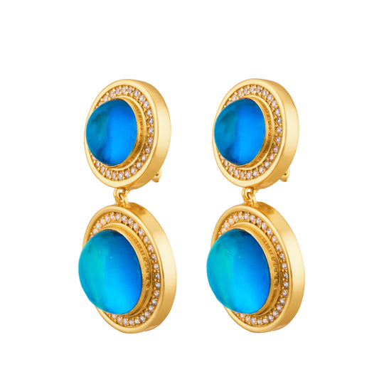 Aloha Earrings Topaz Quartz