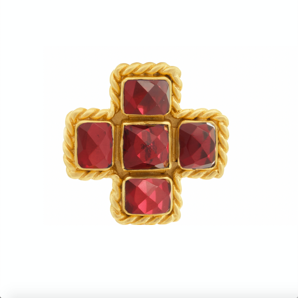 Rosa Ring Ruby Quartz