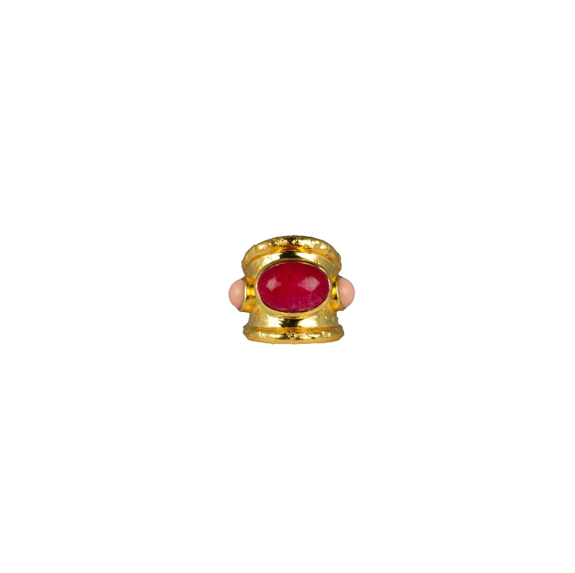 Como Ring Red Coral & Coral
